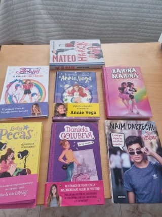 Lote de libros youtubers