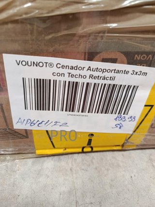 Pérgola Autoportante - 3x3m - VOUNOT