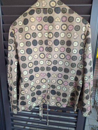 Blazer Moschino Beige Multicolore Bottoni
