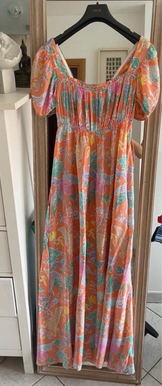 Vestido seda Diane von Furstenberg floral
