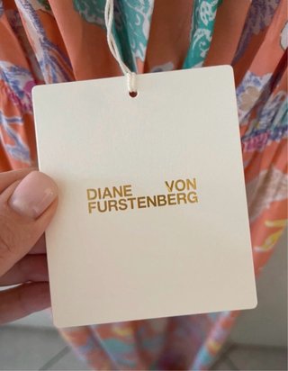 Vestido seda Diane von Furstenberg floral
