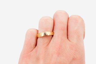 Solitario De Oro De 18K.. Ref: 076-01-00400