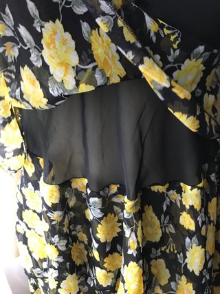 Blusa / Vestido corto de tirantes estampado floral