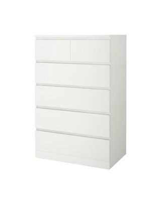 Cajonera blanca 6 cajones