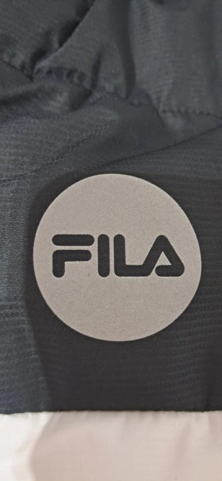 Anorak Fila Negro, Gris y Blanco