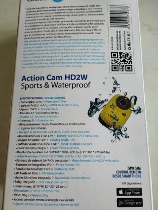 Videocámara CoolBox HD2W Deportiva Sumergible