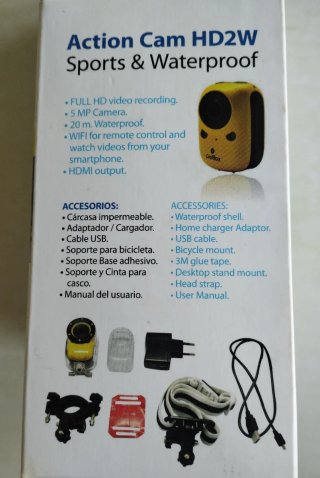Videocámara CoolBox HD2W Deportiva Sumergible