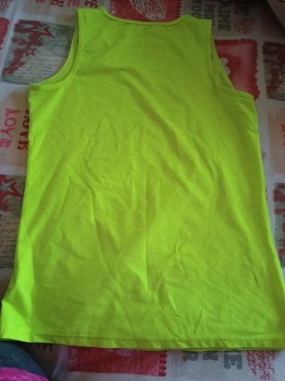 Canotta fluo verde/gialla