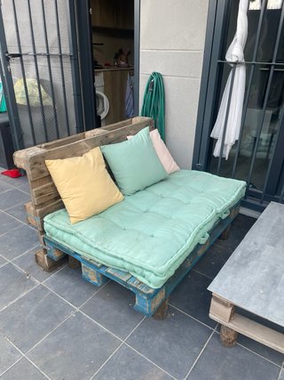 Conjunto Muebles Jardín Palets