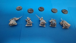 5 Nazguls El señor de los anillos Warhammer MESBG
