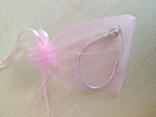 Pulsera tipo Charm Plata Elegante