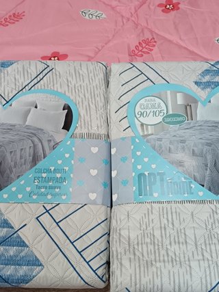 2 Colchas Bouti Estampadas 90-105
