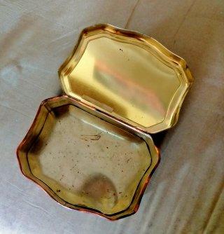Lotto 3 scatole latta vintage