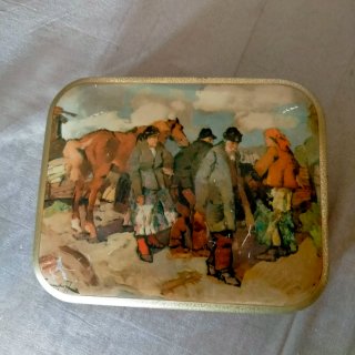 Lotto 3 scatole latta vintage