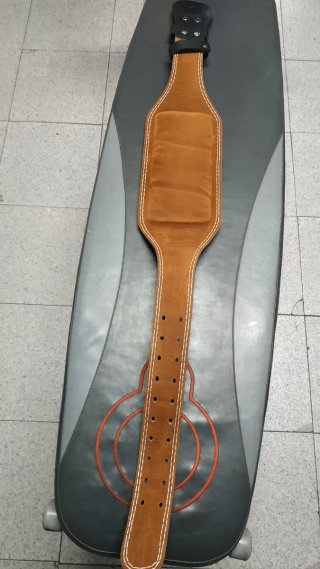 Cinturón lumbar pesas