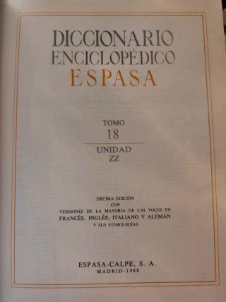 Diccionario Enciclopédico Espasa