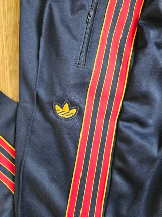 Tuta Adidas AS Roma bianca rossa terrace icons.