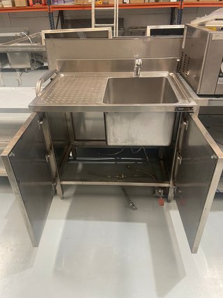 Fregadero Industrial Acero Inox + Grifo Ducha