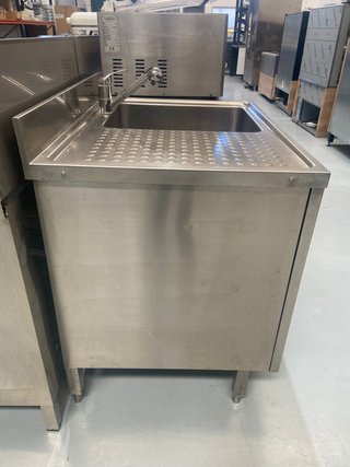 Fregadero Industrial Acero Inox + Grifo Ducha