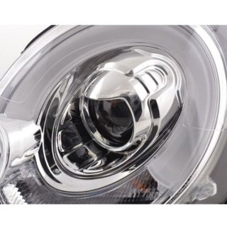Faros Luz Diurna Mini One/Cooper 06-10 Cromo