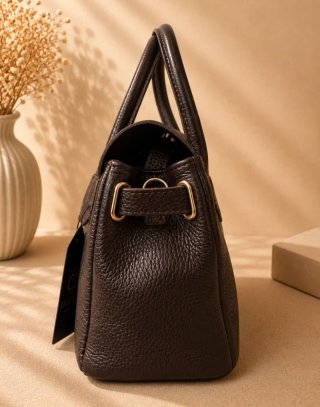 Bolso de piel auténtica