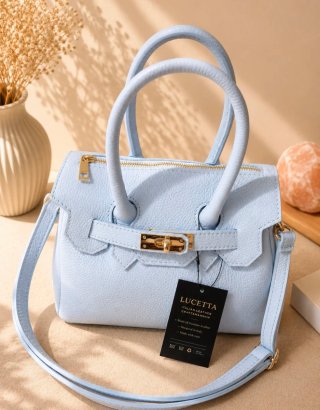 Bolso de piel auténtica