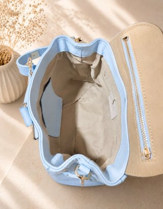 Bolso de piel auténtica