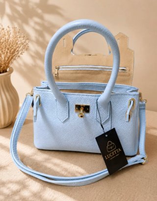 Bolso de piel auténtica