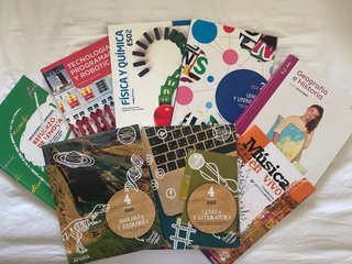 Libros texto ESO colegio nueva Castilla