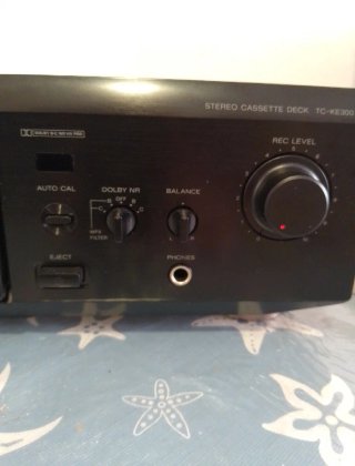 Deck Cassette SONY TC- KE300 Negro