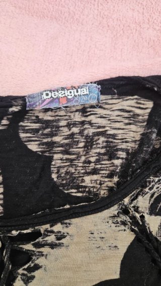 T-shirt Desigual manga comprida