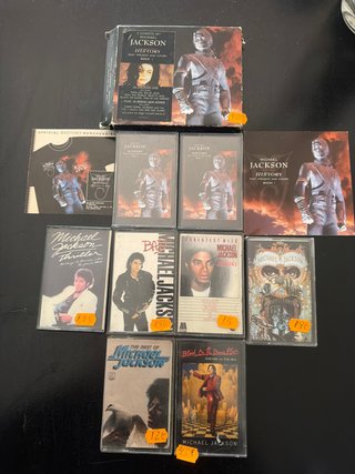 Lote Cintas Michael Jackson History