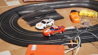 Casa Playmobil Antigua y circuito porche ver fotos
