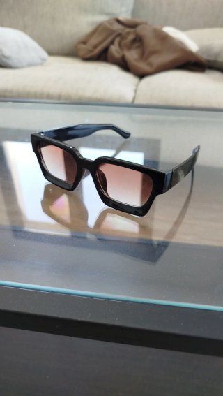 Gafas de sol rectangulares retro Y2K