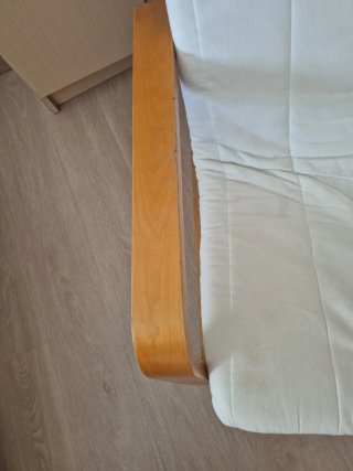 Sillón Ikea Madera Blanco