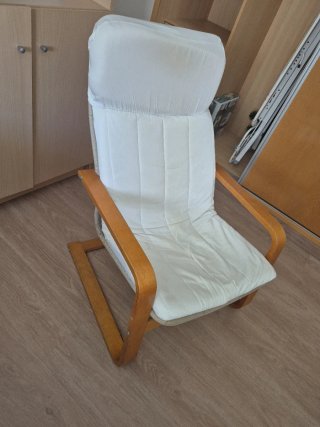 Sillón Ikea Madera Blanco