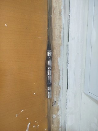 Puerta blindada madera