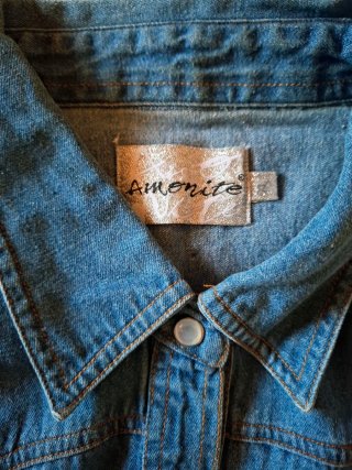 Camisa vaquera sin mangas