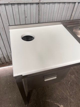 Fregadero Acero Inox. Preparación Pescado