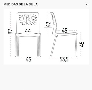 Silla de confidente  blanca robusta .