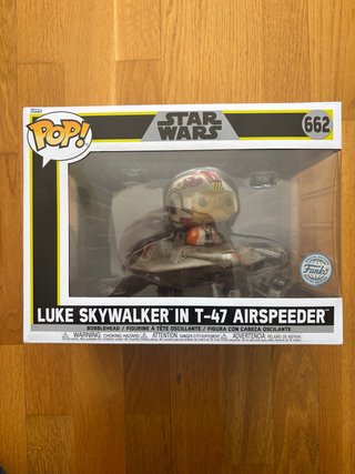 Funko Pop! 662 Luke Skywalker en T-47 Star Wars de segunda mano