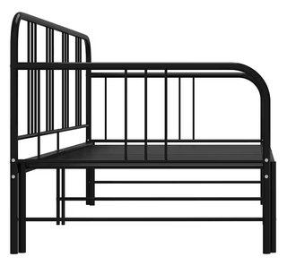Cama nido individual o doble de metal negra
