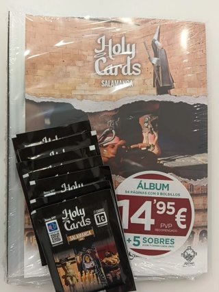 Álbum Holy Cards Salamanca + 7 Sobres
