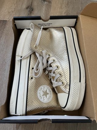 Converse Piel Light Gold Talla 37
