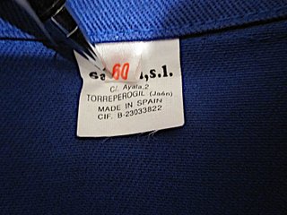 Mono laboral Samisa Talla 60 Azul Nuevo