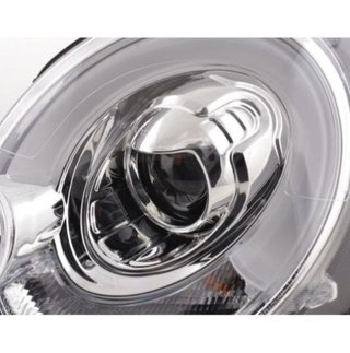Faros Luz diurna Mini One / Cooper 06-10 Cromo