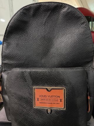 Mochila Louis Vuitton Negra y Marrón