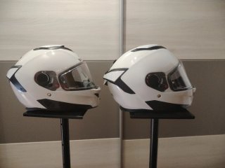 Cascos Moto Shark Blancos