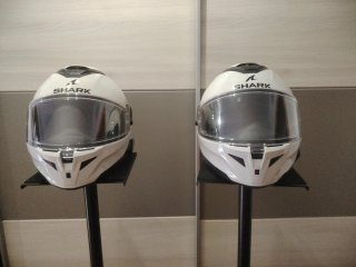 Cascos Moto Shark Blancos