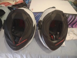 Cascos Moto Shark Blancos